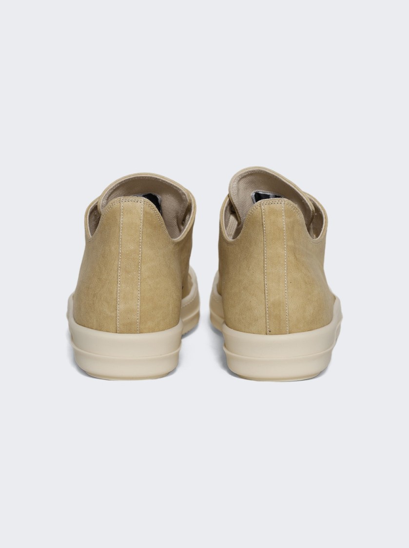 Rick Owens Drkshdw Drkshdw By Rick Owens Hollywood Low Sneakers Parchment And Milk
