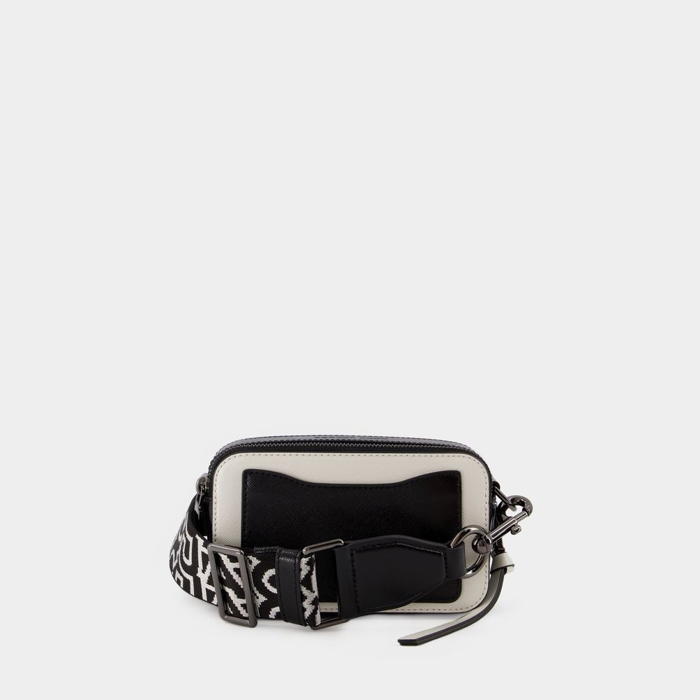 Marc Jacobs The Snapshot Crossbody Bag In Silver