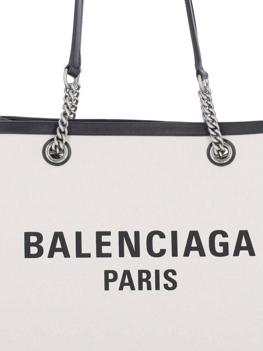Balenciaga Mini Duty Free Canvas Tote Handbag