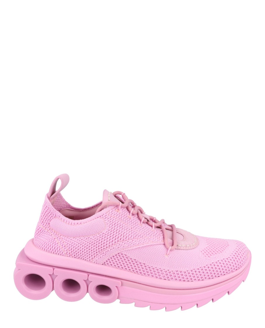 Ferragamo Nima Fabric Low-top Sneakers
