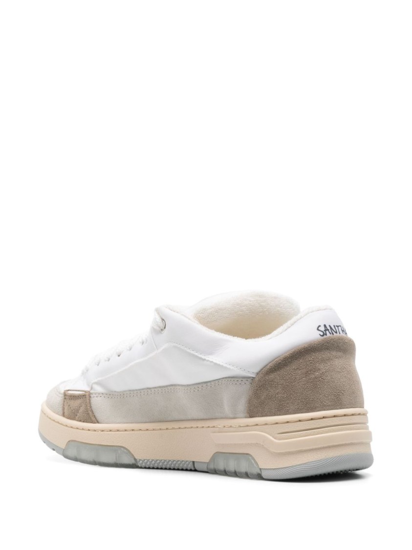 Santha White/grey Colour-block Sneaker