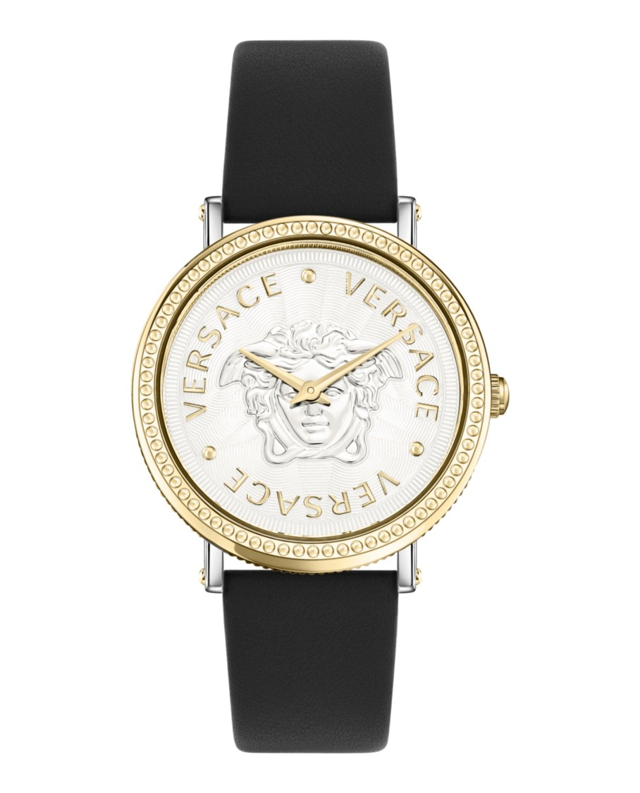Versace 37mm Tte Slv Dial Slv Strap