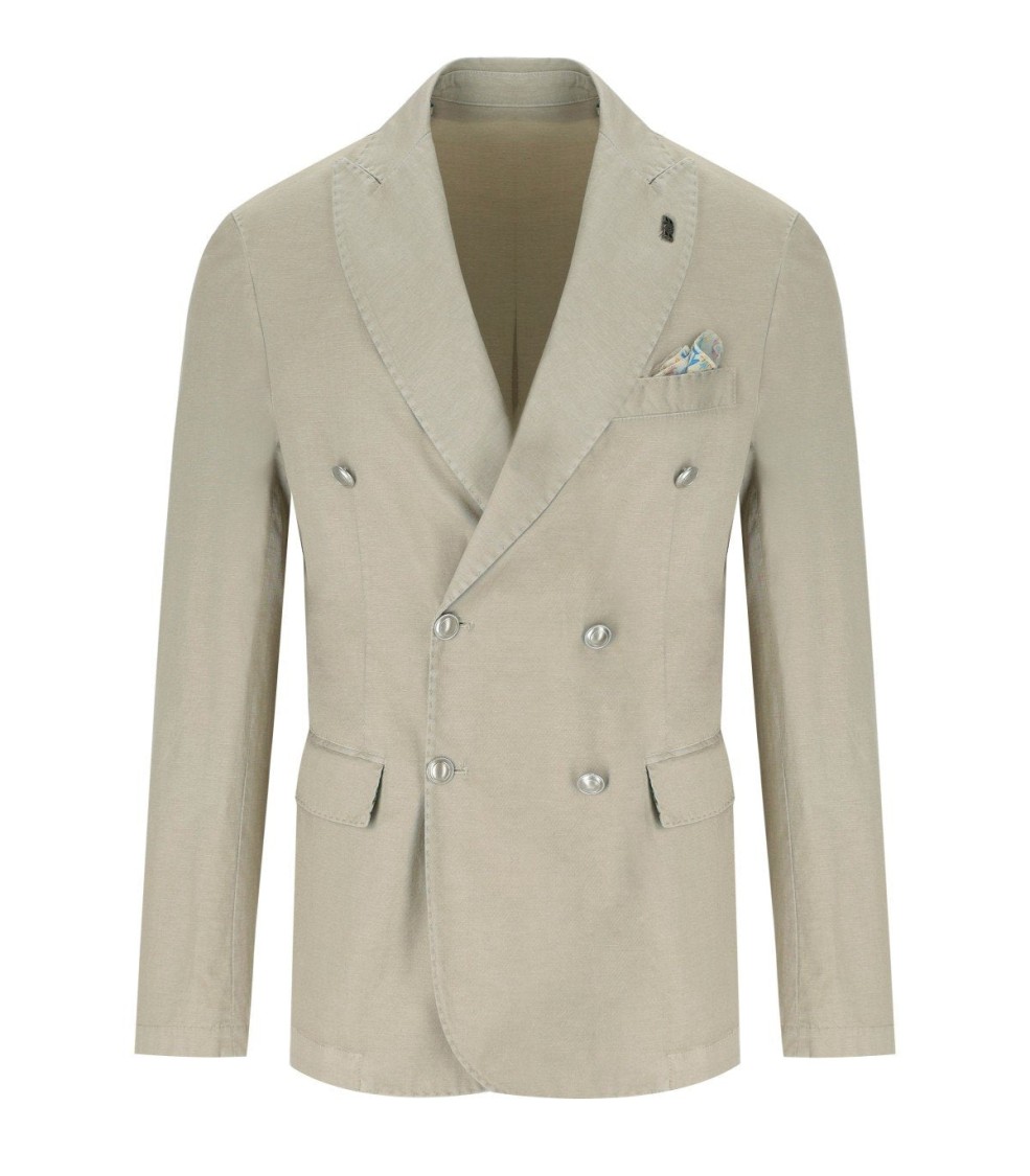 Bob Jamie Beige Double-breasted Jacket