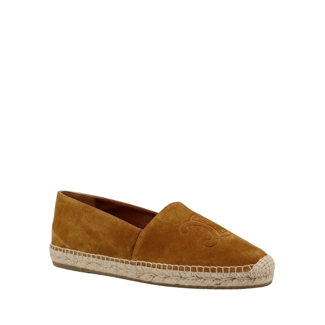 Celine Taillat Triomphe Suede Espadrilles Men In Brown