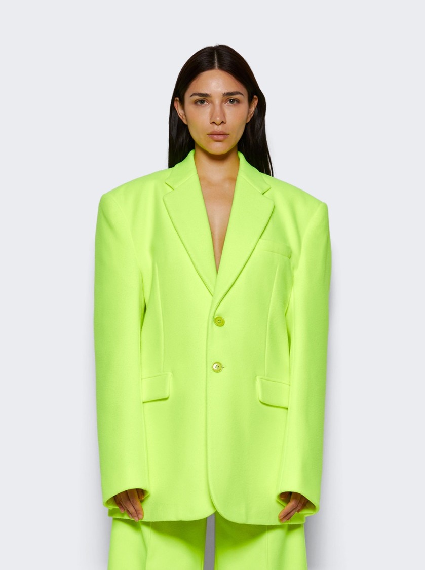 Vetements Fleece Tailored Blazer Jacket