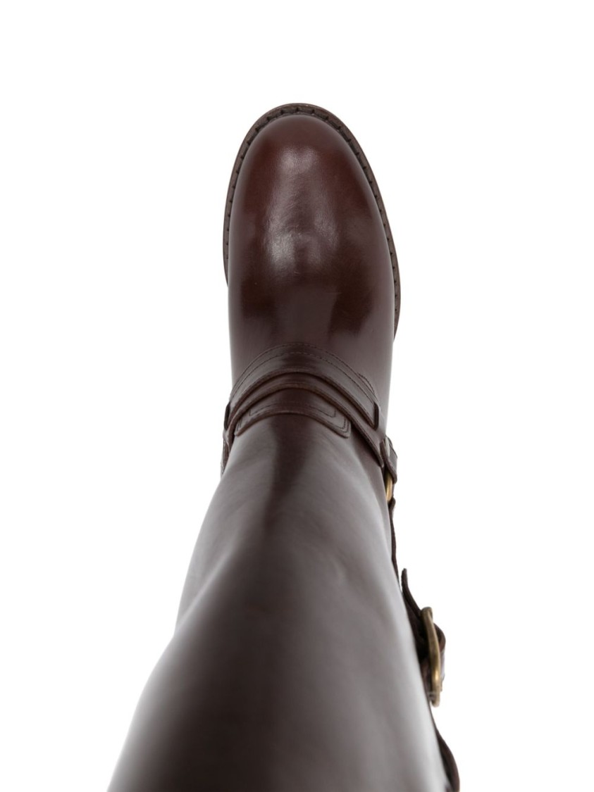 Isabel Marant Brown Heiko Mid-calf Boots In Brown
