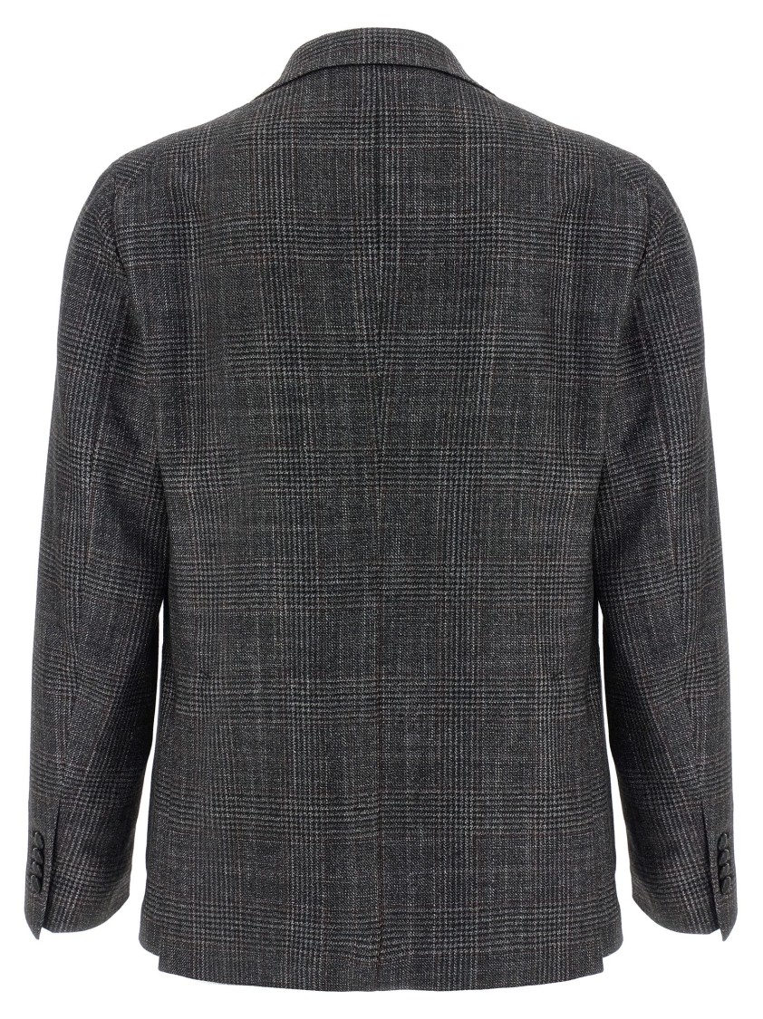 Tagliatore Blazer Check Pattern Front Pockets