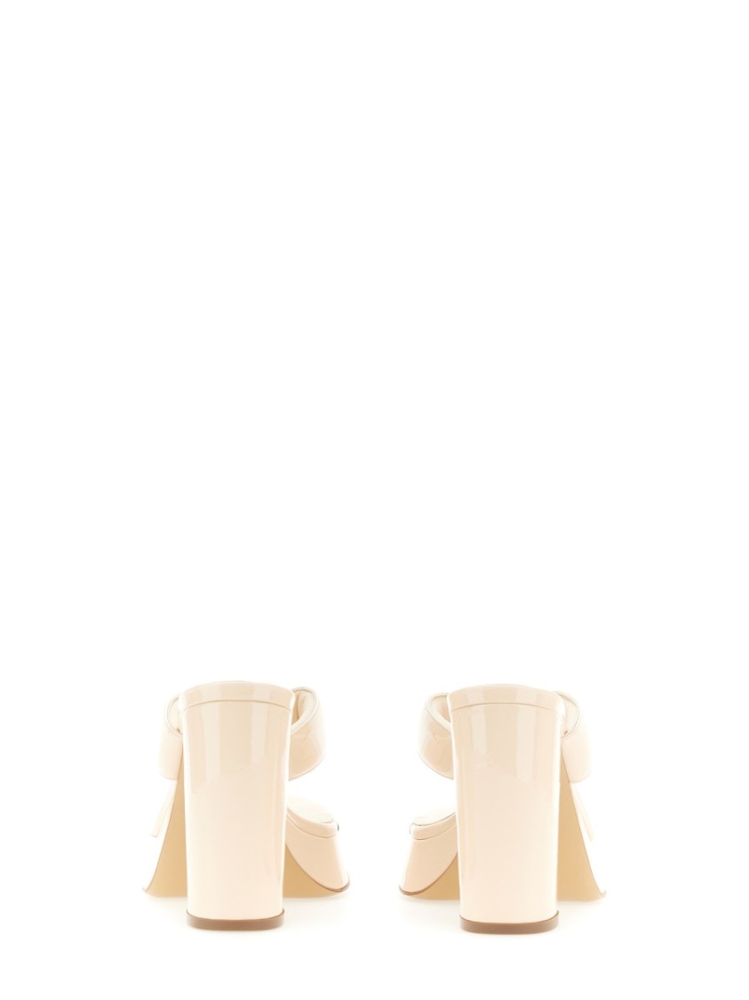 Shop Gia Borghini Patent Leather Sandals