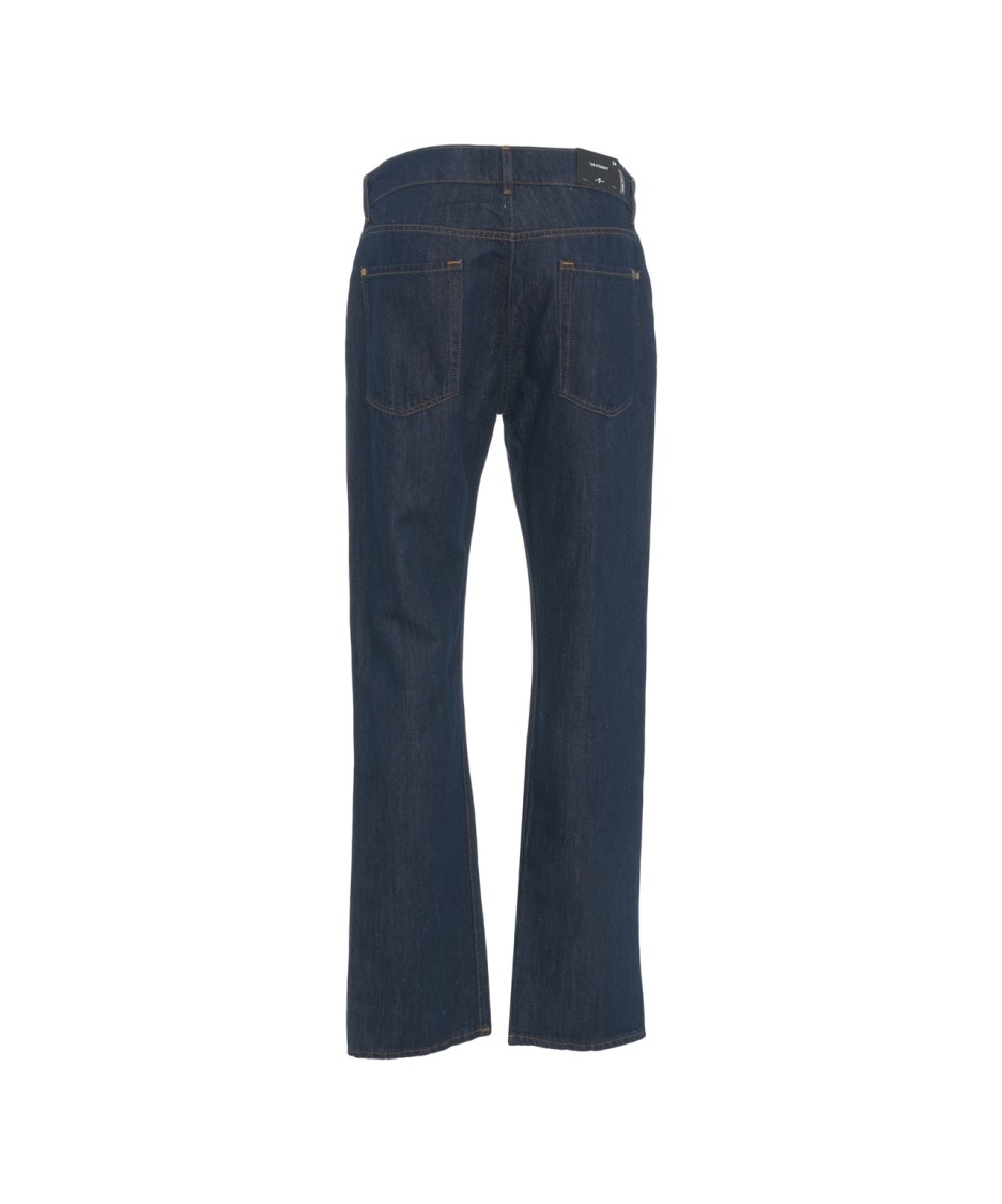 7 For All Mankind Straight Leg Jeans In Blue