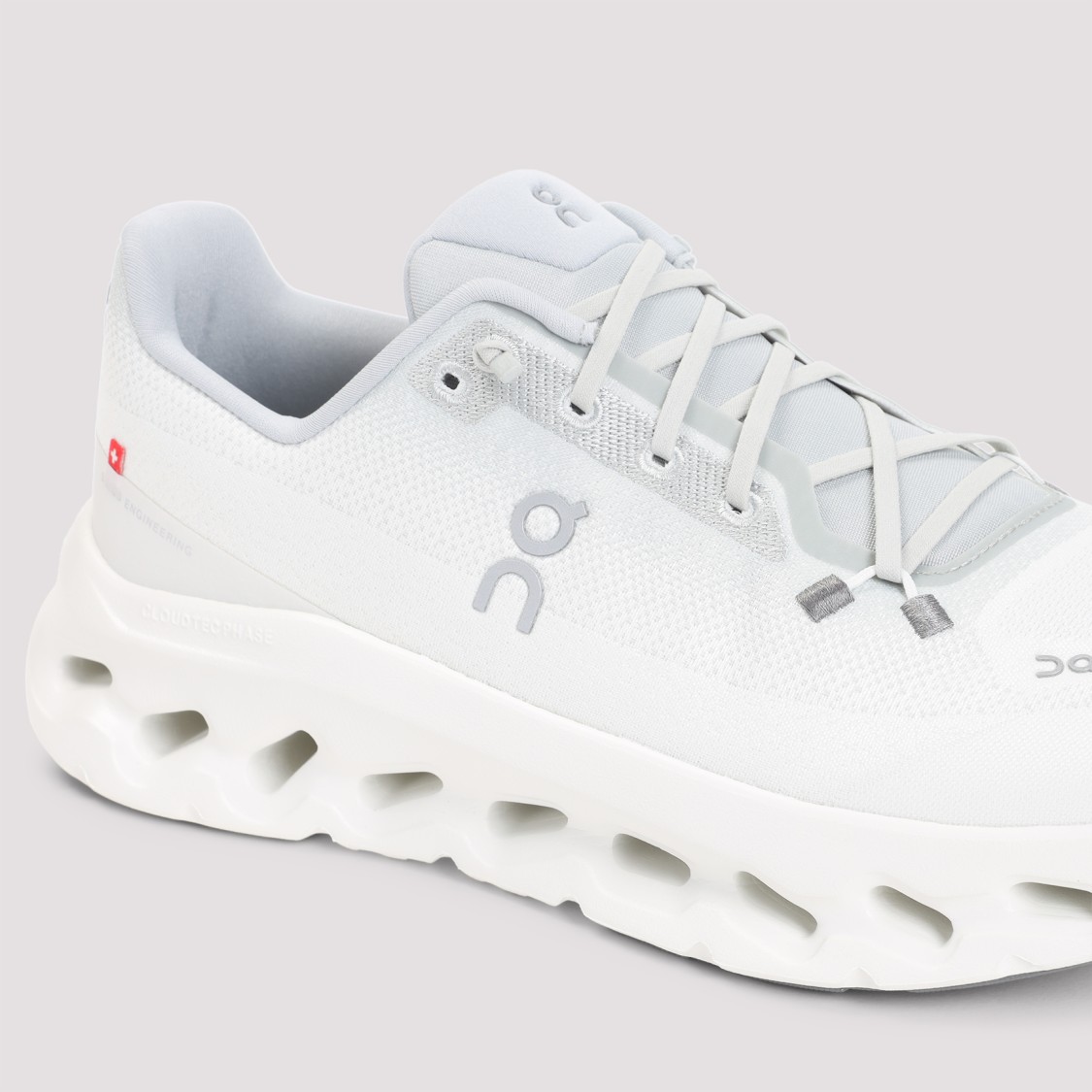 On Glacier White Textile Cloudtilt Sneakers In White