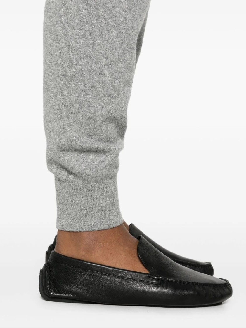 Fabiana Filippi Tapered Leg Pants With Elastic Waistband In Gray