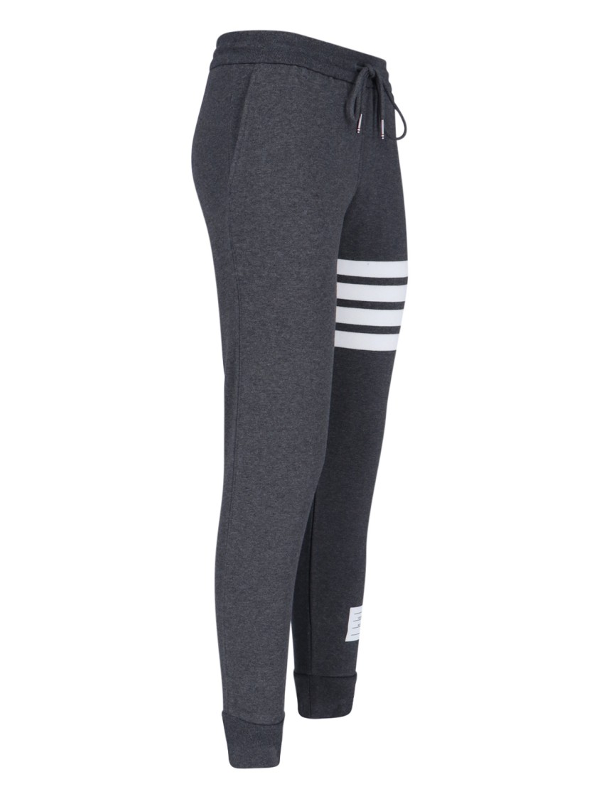 Thom Browne Straight Leg Trousers Drawstring Waist