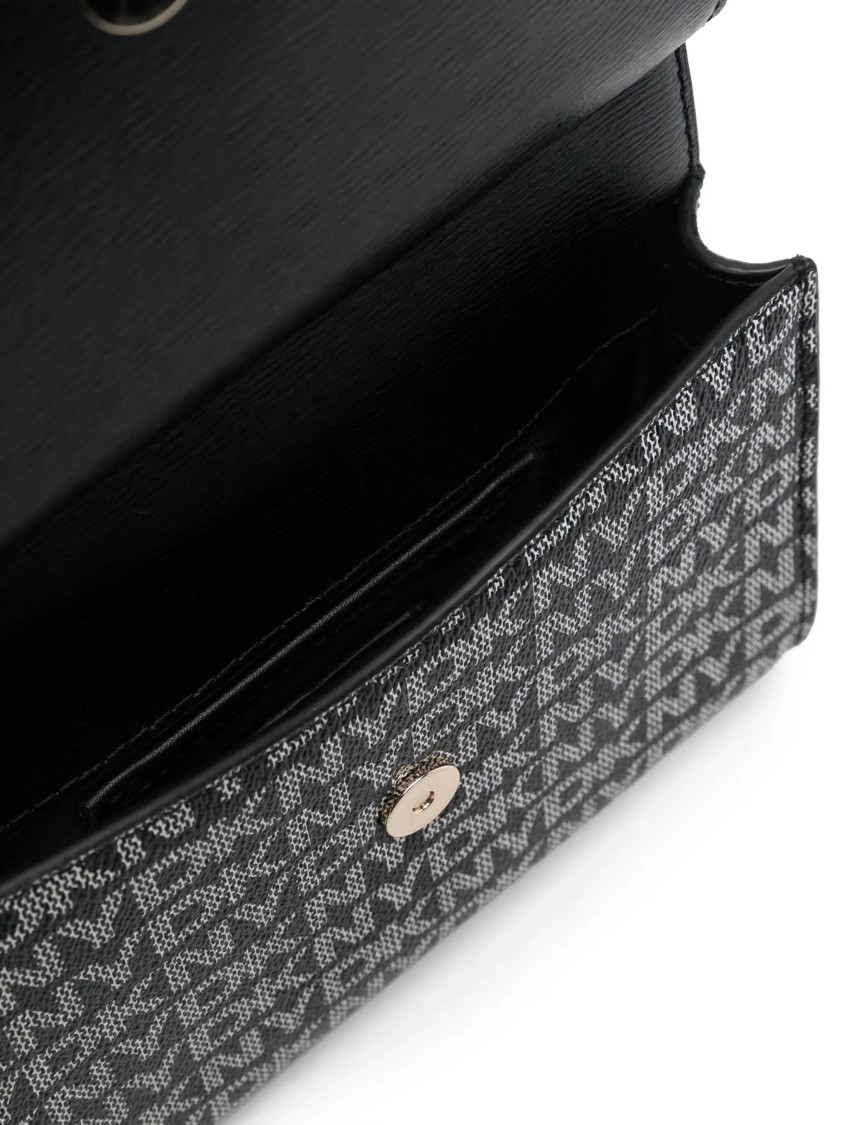 Dkny Mona Flap Crossbody In Black