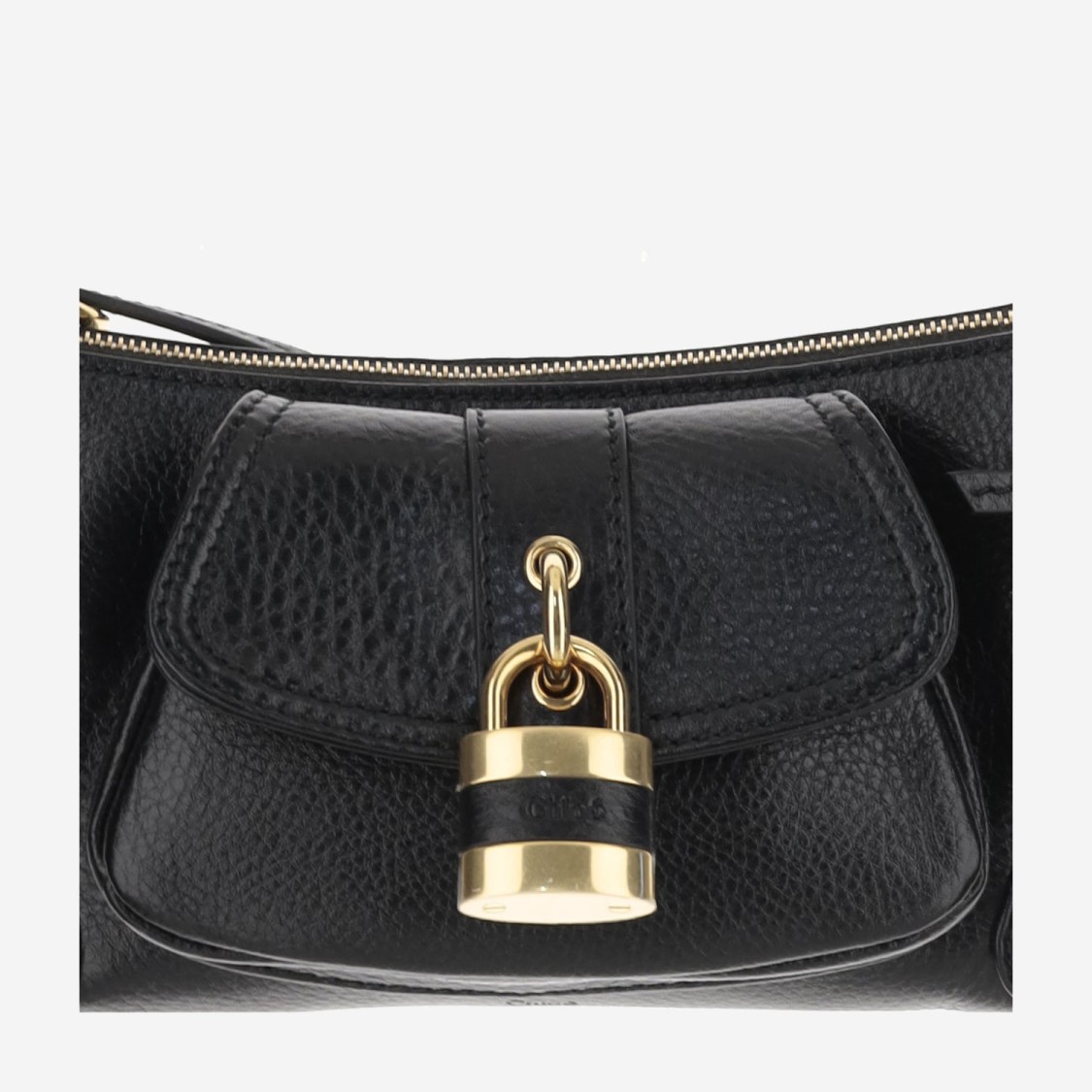Chloé 99 Leather Shoulder Bag In Black