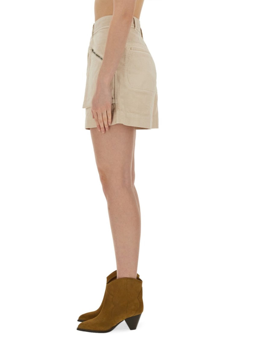 Isabel Marant Jelian Shorts In Neutral