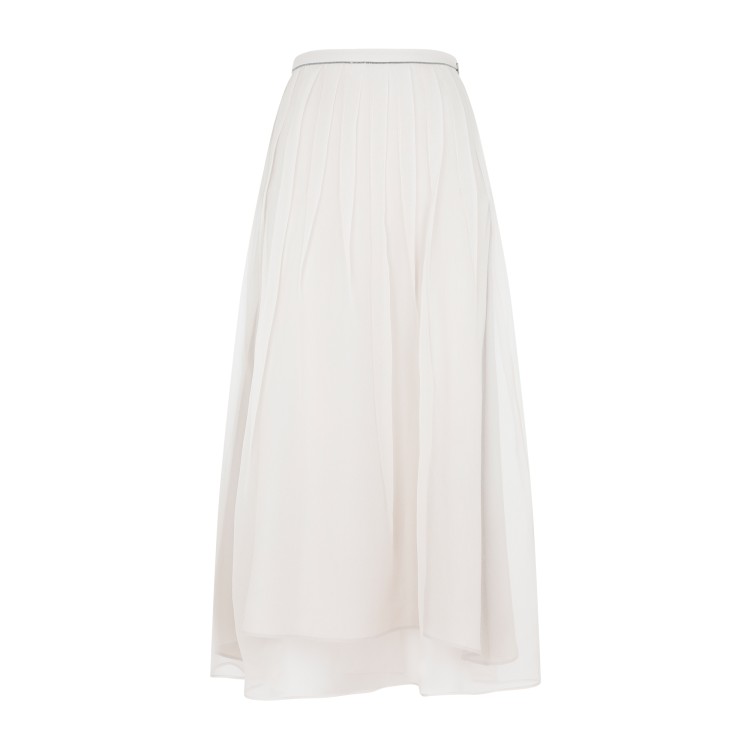 スカート BRUNELLO CUCINELLI Silk skirt White Brunello Cucinelli Silk Skirt Skirts White | Wanan Luxury