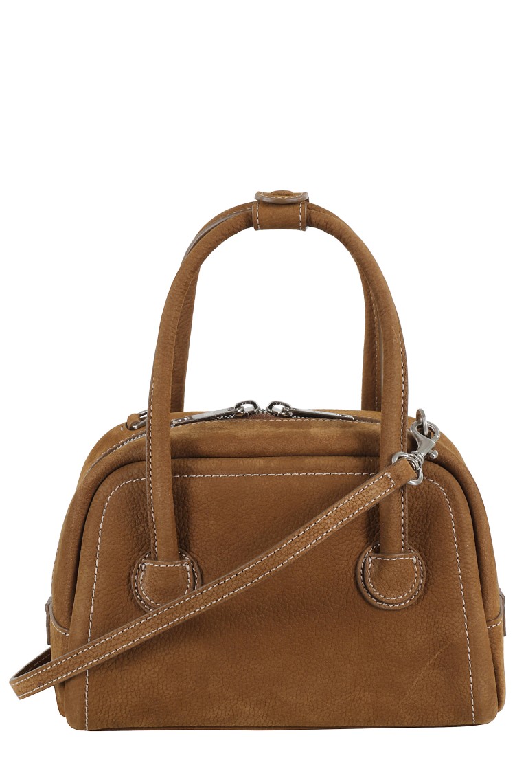 MARGESHERWOOD MARGESHERWOOD MINI TOTE BAG IN SOFT NUBUCK LEATHER