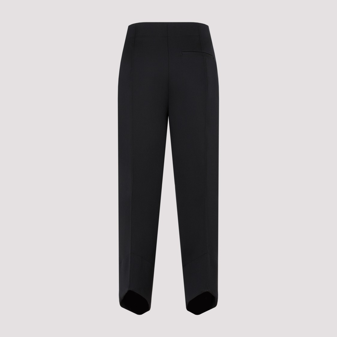 Bottega Veneta Wool Cropped Trousers In Black