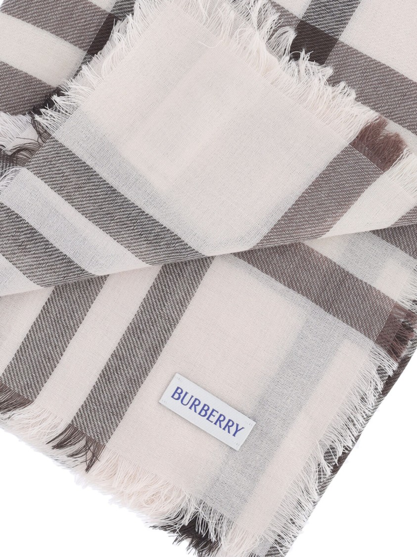 Burberry Scarves In White