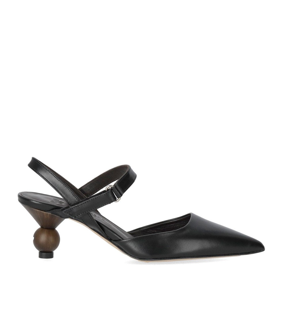 Max Mara Palo Black Slingback Pump In Black