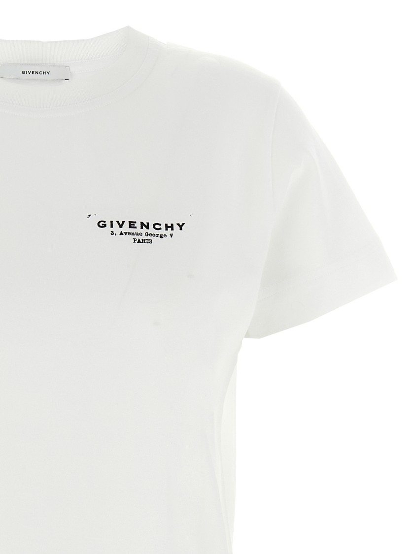 Givenchy Stamp T-shirt White/black In White