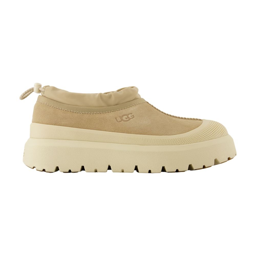Ugg Slip-on Tasman Weather Hybrid In Pelle Scamosciata E Gomma Sabbia Uomo