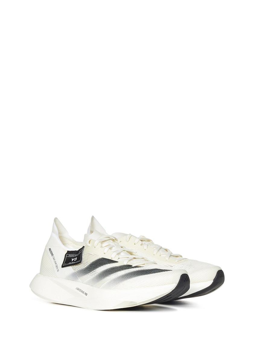 Shop Y-3 Pristine White Sneakers