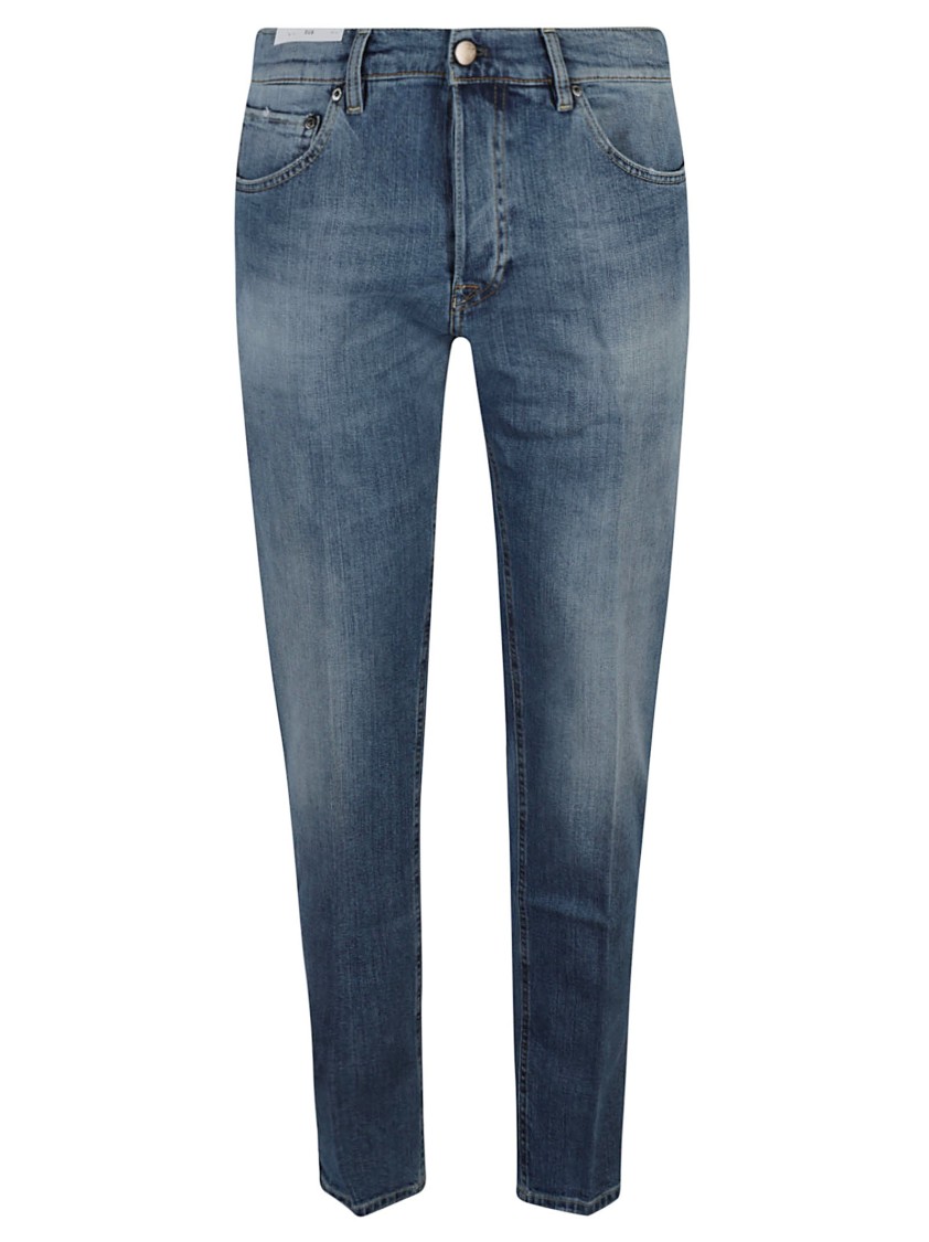 Pt Torino Relaxed Fit Denim Jeans In Blue