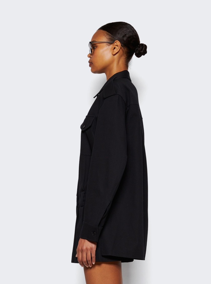Alexander Wang Pre-styled Shirt And Skort Romper Black