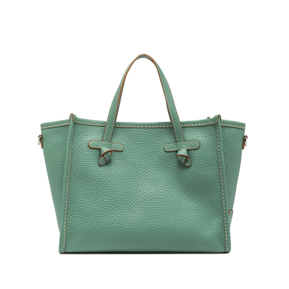 Gianni Chiarini Marcella Structured Green Calf Leather Shoulder Bag