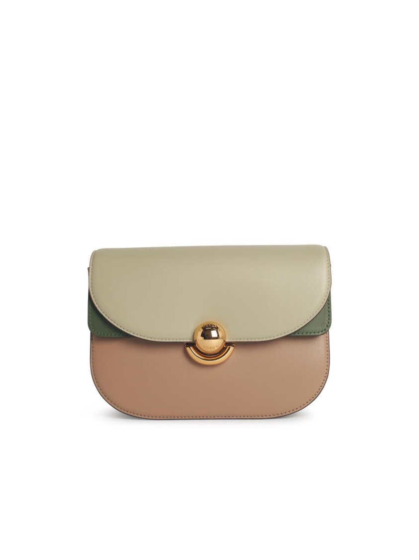 Furla Small Crossbody Bag In Multicolored Leather