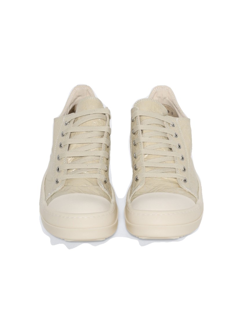 Rick Owens Drkshdw Drkshdw By Rick Owens Hollywood Low Sneakers Parchment And Milk In Neutral