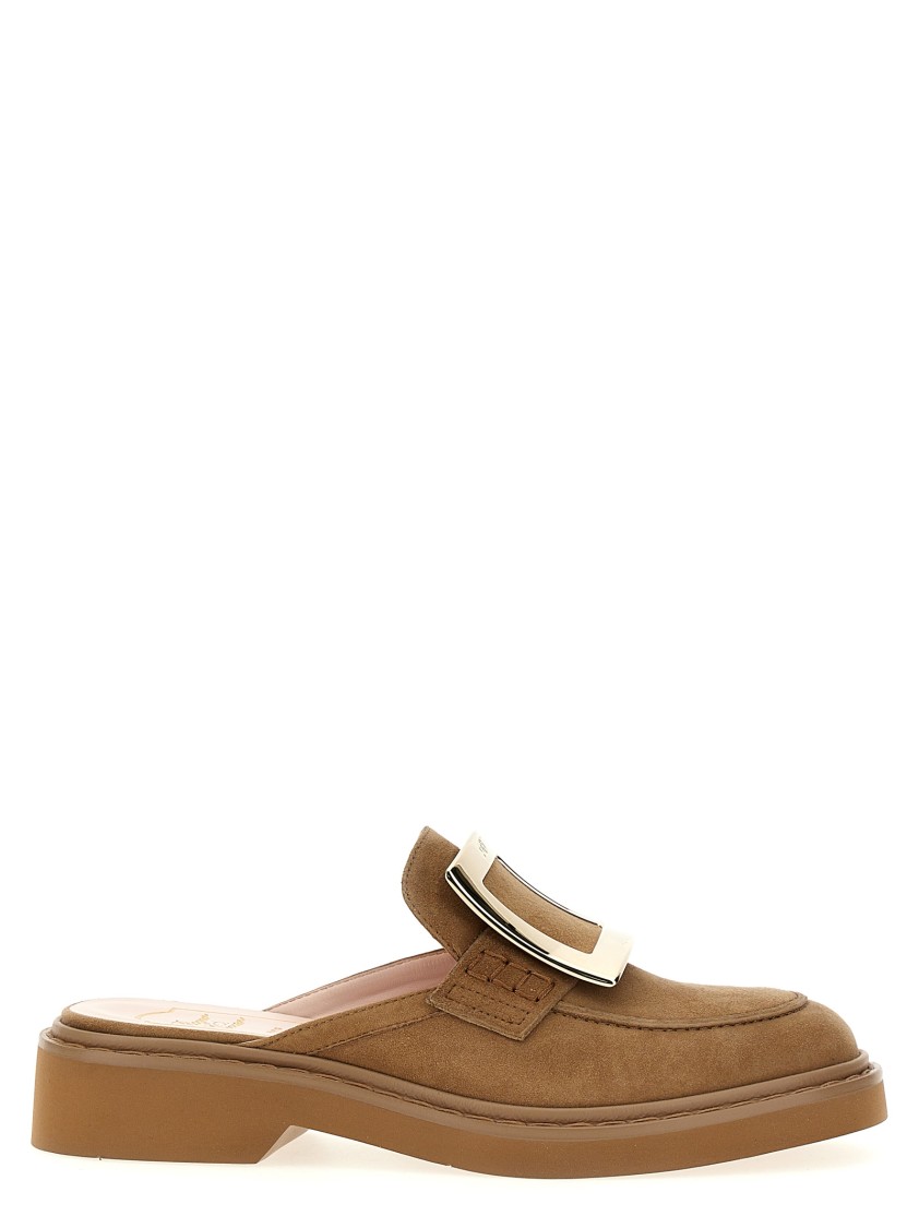 Roger Vivier 'viv' Rangers' Mules In Brown
