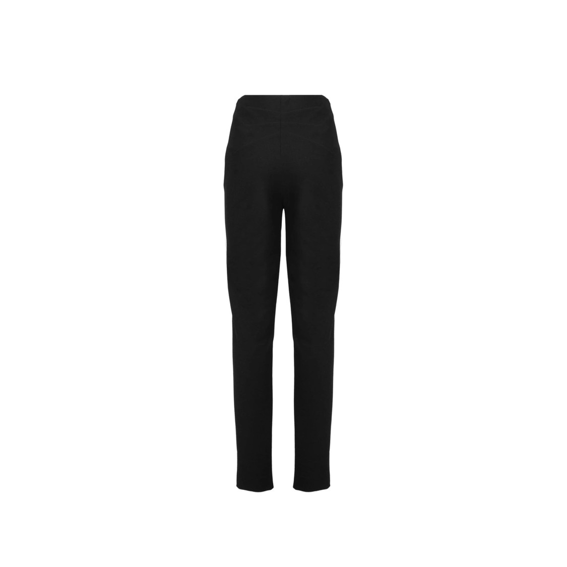 Shop Alaïa Blend Wool Leggings In Black