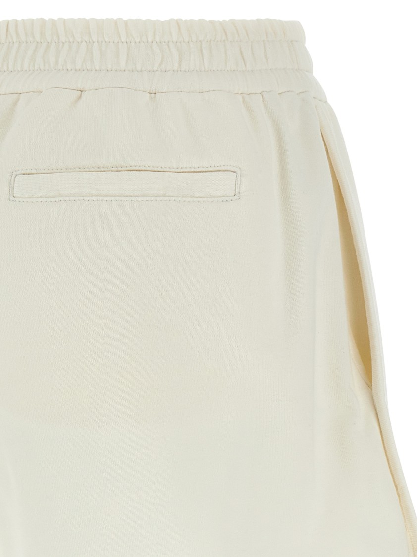 Brunello Cucinelli Sweatshirt Shorts In Neutral