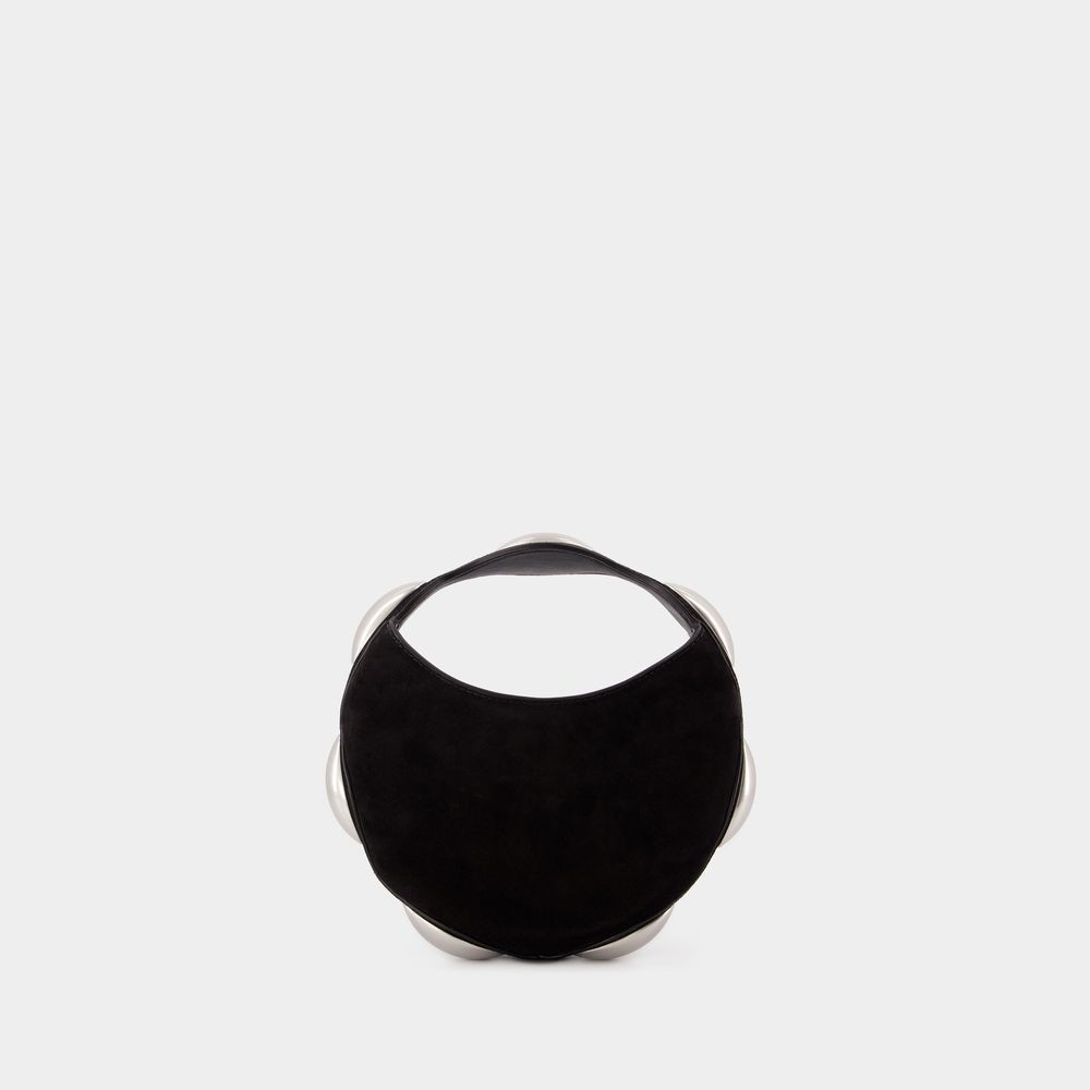 Alexander Wang Dome Circular Top Handle Bag In Black