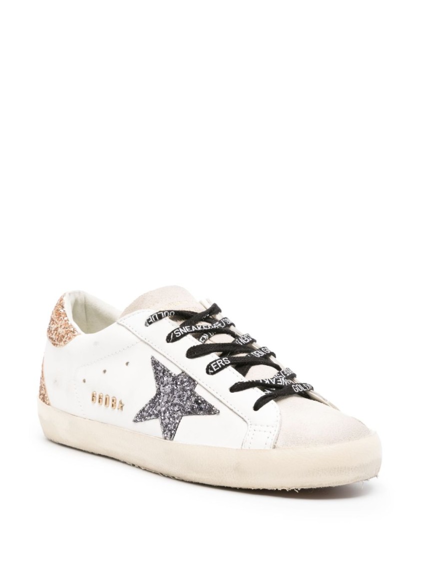 Golden Goose Women Super-star Leather Sneakers In Multi