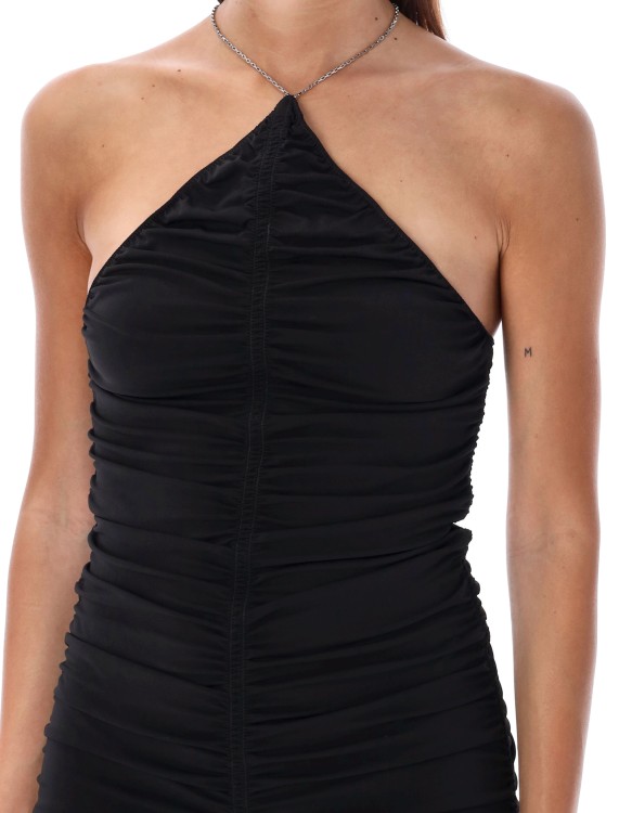 オールインワン・サロペット THE ATTICO Women Jumpsuits 24A247WCO14A014 100 Black The Attico Draped Jumpsuit in Black | THE LIST