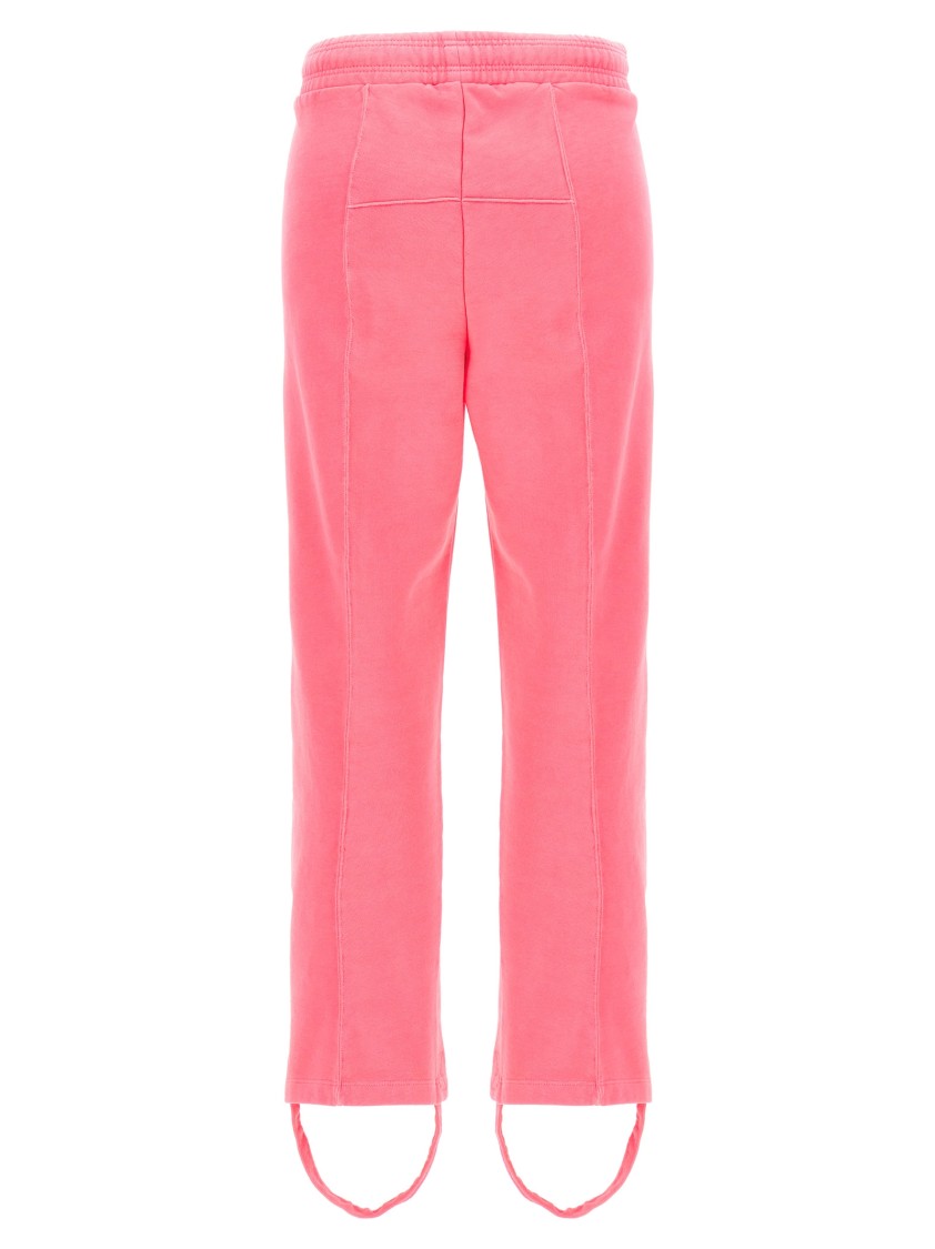 Vetements 'oval Logo' Joggers In Pink