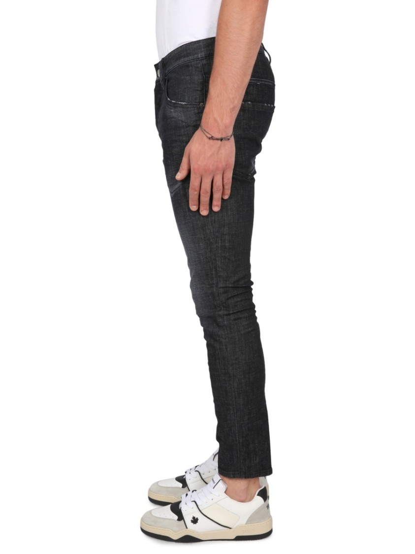 Dsquared2 Dsquared Men Skater Fit Jeans In Black