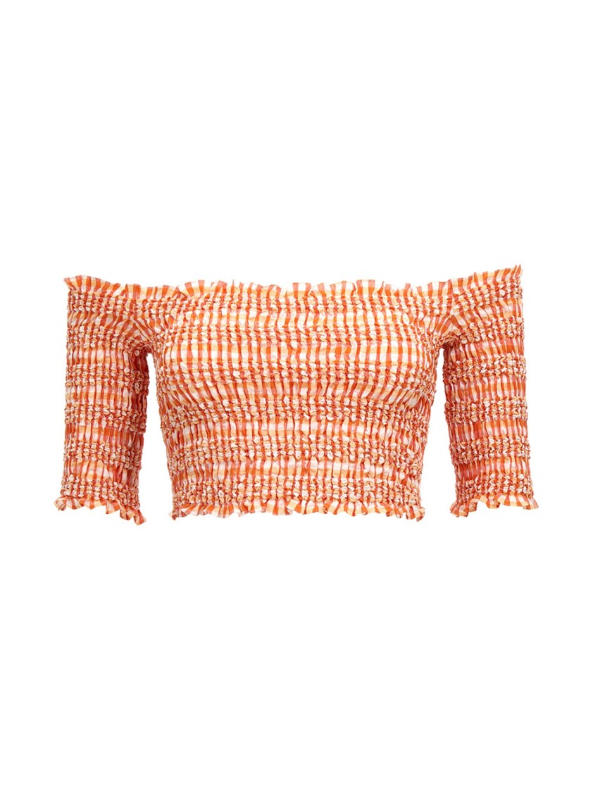 Kenzo Cotton T-shirt In Orange