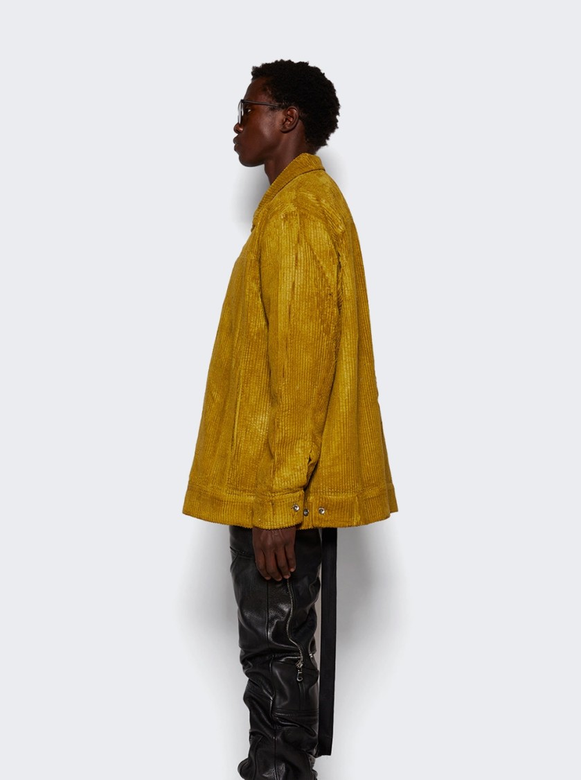 Rick Owens Drkshdw Drkshdw By Rick Owens Jumbo Worker Jacket Ochre