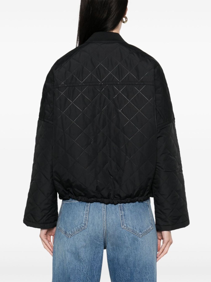 Barbour Black Polyester Emlyn Jacket In Black