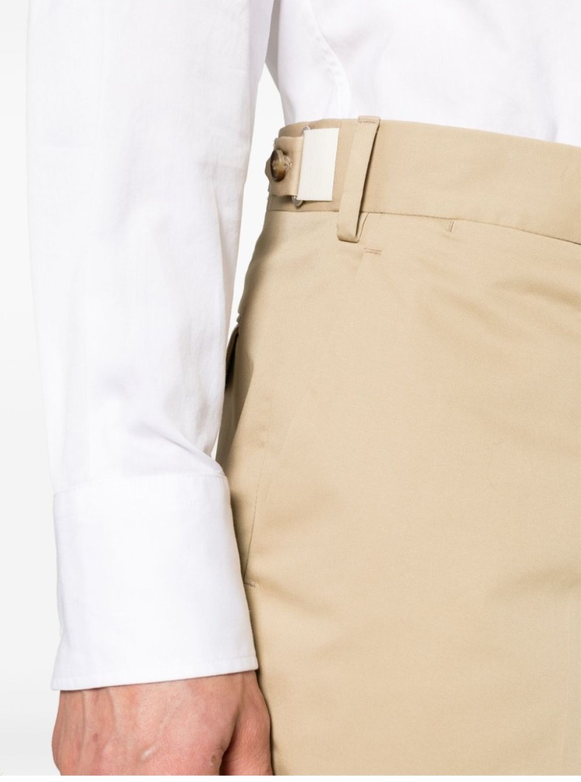 Lardini Tailored Neutrals Trousers With Clean Silhouette In Neutral