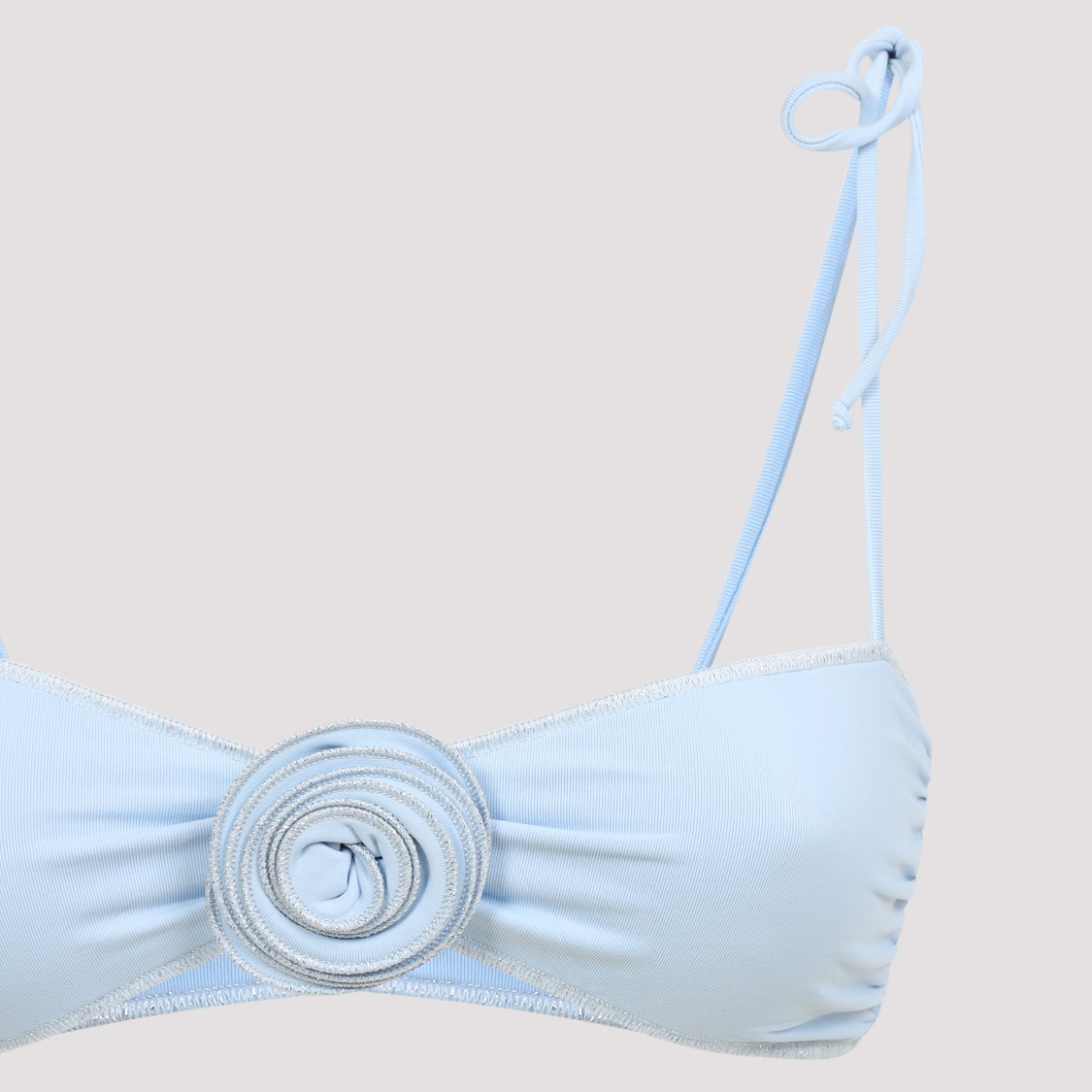 La Reveche Light Blue Bikini With Adjustable Straps In Blue