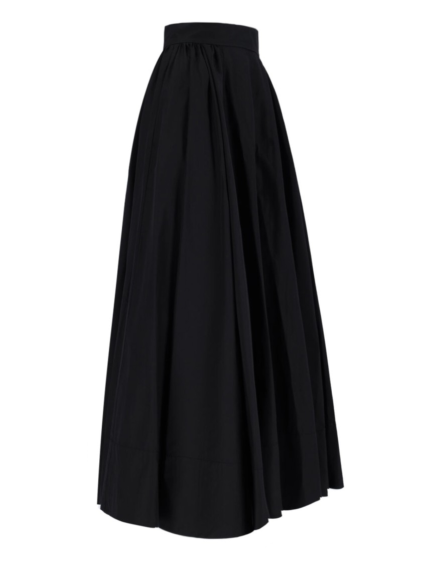 The Andamane Tiered Maxi Skirt In Lightweight Cotton Taffeta