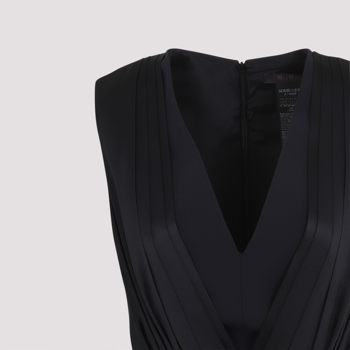 Max Mara Pianoforte Vittor Midi Dress In Black