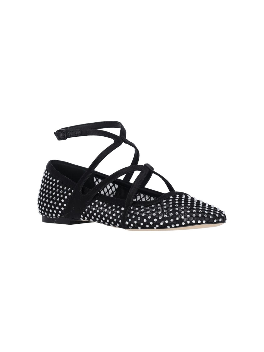 Jimmy Choo Astoria Ballerinas Rhinestone Embellishments
