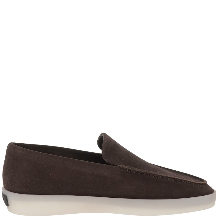 フラットシューズ Fear Of God Brown Suede Leather Slip-On Loafer Fear Of God Brown Suede Leather Slip-On Loafer Flat | THE LIST