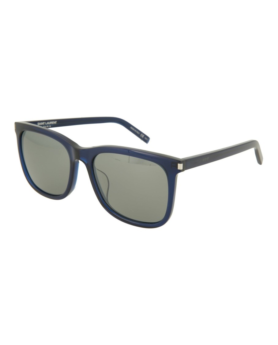 某メーカー Laurent Saint Square-frame ModeSens | Blue In Sunglasses Acetate スキー